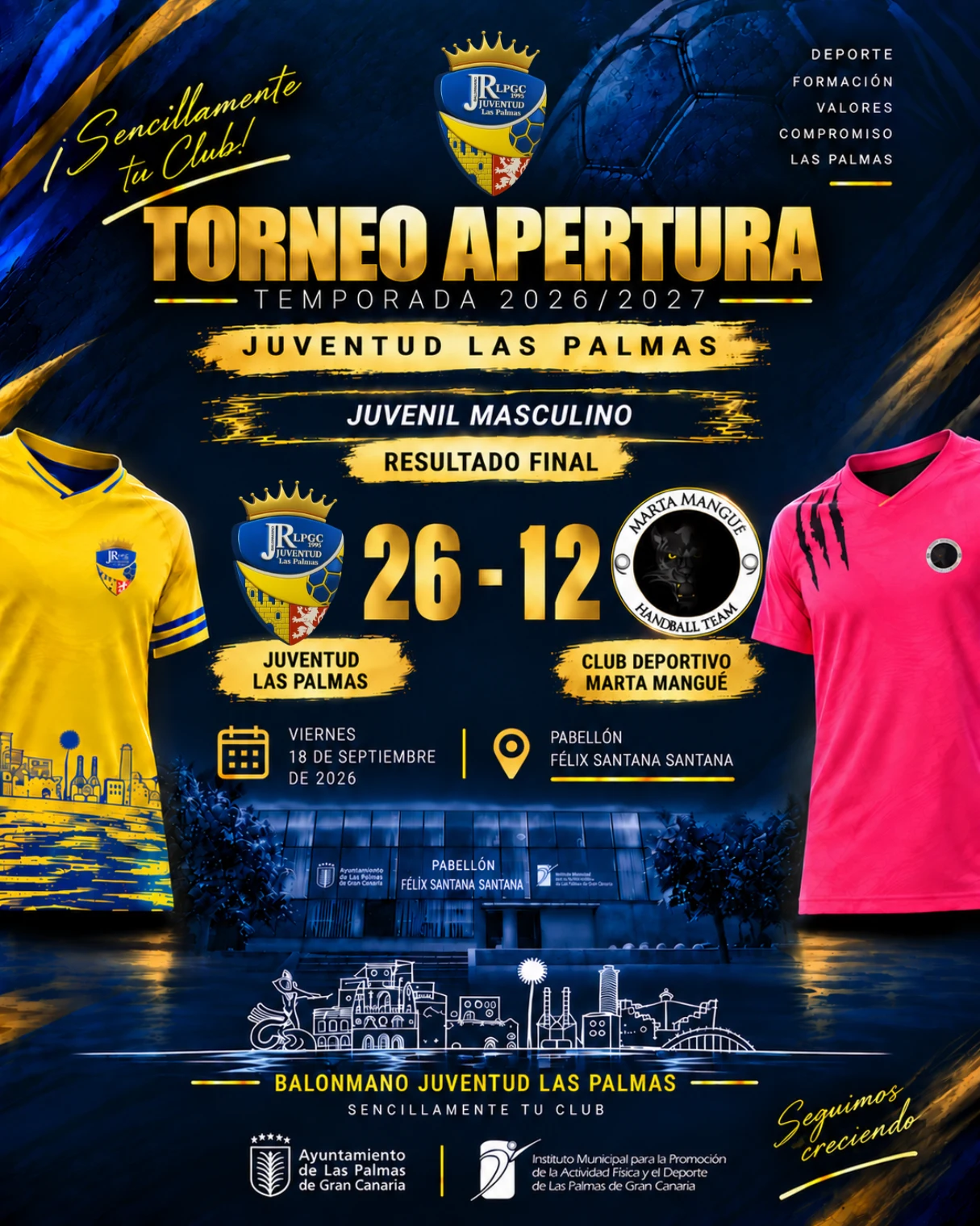 EL JUVENIL MASCULINO ABRE EL TORNEO APERTURA CON VICTORIA ANTE EL C.D. MARTA MANGUÉ (26-12) — imagen 2