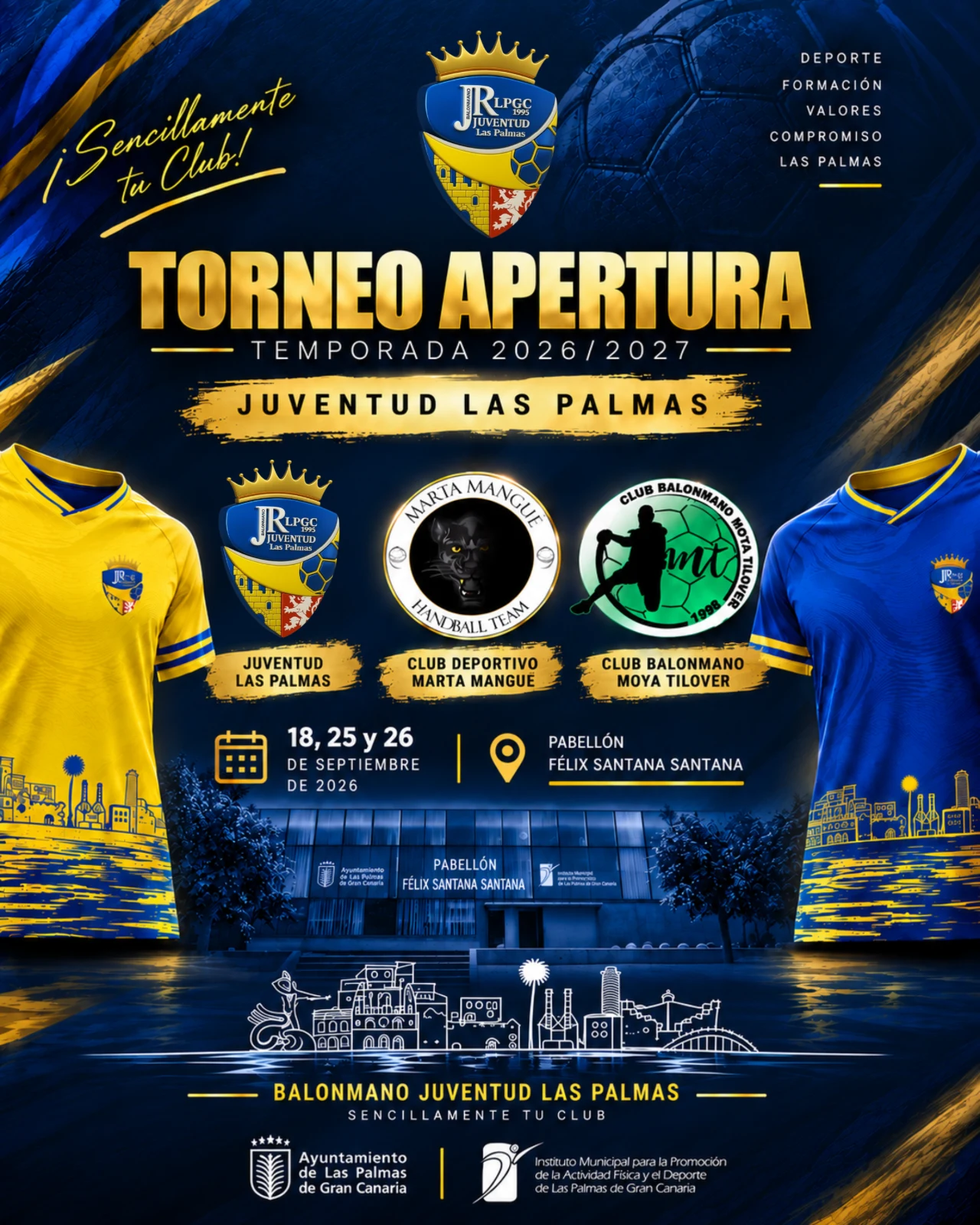 El CLUB BALONMANO JUVENTUD LAS PALMAS ABRE LA TEMPORADA 2026/2027 CON SU TORNEO APERTURA