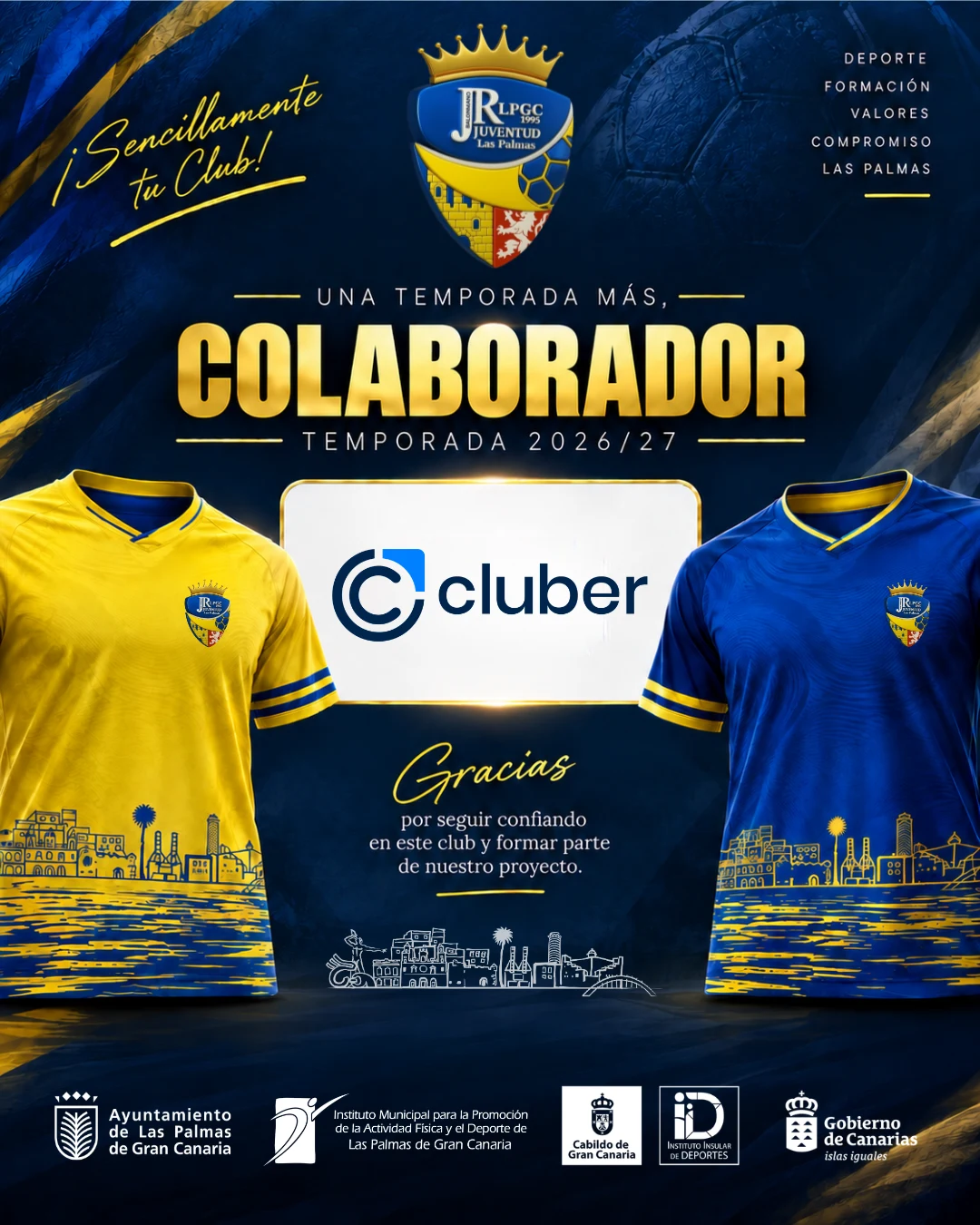 CLUBER CONTINÚA CON NOSOSTROS UNA TEMPORADA MÁS