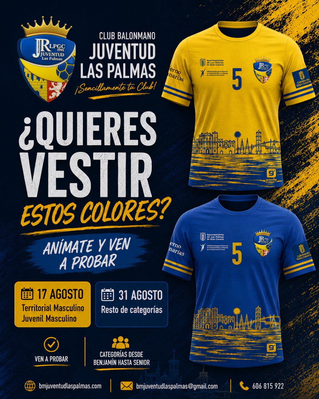 EL CLUB BALONMANO JUVENTUD LAS PALMAS INICIA UNA NUEVA TEMPORADA CON MÁS ILUSIÓN QUE NUNCA